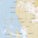 Live Carnarvon Weather Radar - 128km - Rain Rate