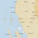Live Carnarvon Weather Radar - 128km - Rain Rate