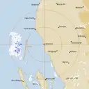 Live Carnarvon Weather Radar - 128km - Rain Rate
