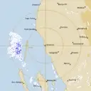Live Carnarvon Weather Radar - 128km - Rain Rate