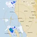 Live Carnarvon Weather Radar - 128km - Rain Rate