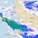 Live Carnarvon Weather Radar - 128km - Rain Rate