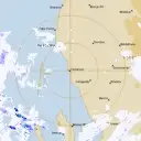 Live Carnarvon Weather Radar - 128km - Rain Rate
