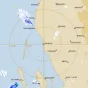 Live Carnarvon Weather Radar - 128km - Rain Rate
