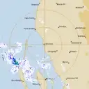 Live Carnarvon Weather Radar - 128km - Rain Rate