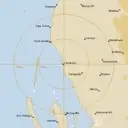 Live Carnarvon Weather Radar - 128km - Rain Rate