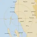 Live Carnarvon Weather Radar - 128km - Rain Rate