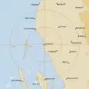 Live Carnarvon Weather Radar - 128km - Rain Rate