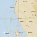 Live Carnarvon Weather Radar - 128km - Rain Rate