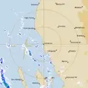 Live Carnarvon Weather Radar - 128km - Rain Rate