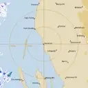 Live Carnarvon Weather Radar - 128km - Rain Rate