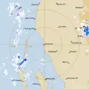 Live Carnarvon Weather Radar - 128km - Rain Rate