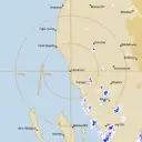 Live Carnarvon Weather Radar - 128km - Rain Rate