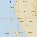 Live Carnarvon Weather Radar - 128km - Rain Rate