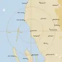 Live Carnarvon Weather Radar - 128km - Rain Rate