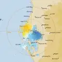 Live Carnarvon Weather Radar - 128km - Doppler Wind