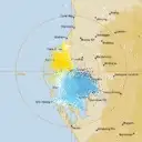 Live Carnarvon Weather Radar - 128km - Doppler Wind