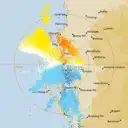 Live Carnarvon Weather Radar - 128km - Doppler Wind