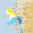 Live Carnarvon Weather Radar - 128km - Doppler Wind
