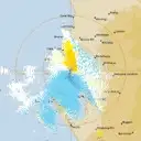 Live Carnarvon Weather Radar - 128km - Doppler Wind