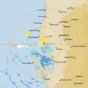 Live Carnarvon Weather Radar - 128km - Doppler Wind
