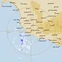 Live Mt.Gambier Weather Radar - 256km - Rain Rate