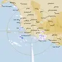 Live Mt.Gambier Weather Radar - 256km - Rain Rate