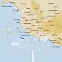 Live Mt.Gambier Weather Radar - 256km - Rain Rate