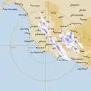 Live Mt.Gambier Weather Radar - 256km - Rain Rate