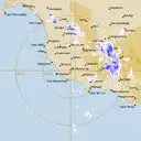 Live Mt.Gambier Weather Radar - 256km - Rain Rate