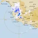 Live Mt.Gambier Weather Radar - 256km - Rain Rate