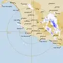 Live Mt.Gambier Weather Radar - 256km - Rain Rate