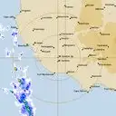 Live Mt.Gambier Weather Radar - 128km - Rain Rate