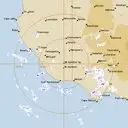 Live Mt.Gambier Weather Radar - 128km - Rain Rate