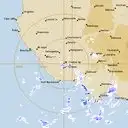 Live Mt.Gambier Weather Radar - 128km - Rain Rate