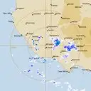 Live Mt.Gambier Weather Radar - 128km - Rain Rate