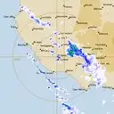 Live Mt.Gambier Weather Radar - 128km - Rain Rate
