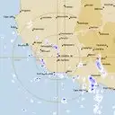 Live Mt.Gambier Weather Radar - 128km - Rain Rate