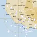 Live Mt.Gambier Weather Radar - 128km - Rain Rate