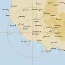 Live Mt.Gambier Weather Radar - 128km - Rain Rate