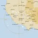 Live Mt.Gambier Weather Radar - 128km - Rain Rate