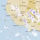 Live Mt.Gambier Weather Radar - 128km - Rain Rate