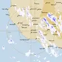 Live Mt.Gambier Weather Radar - 128km - Rain Rate