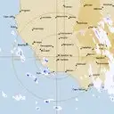 Live Mt.Gambier Weather Radar - 128km - Rain Rate