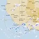 Live Mt.Gambier Weather Radar - 128km - Rain Rate