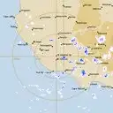 Live Mt.Gambier Weather Radar - 128km - Rain Rate