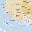 Live Mt.Gambier Weather Radar - 128km - Rain Rate