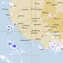 Live Mt.Gambier Weather Radar - 128km - Rain Rate