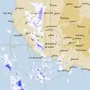Live Mt.Gambier Weather Radar - 128km - Rain Rate