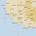 Live Mt.Gambier Weather Radar - 128km - Rain Rate